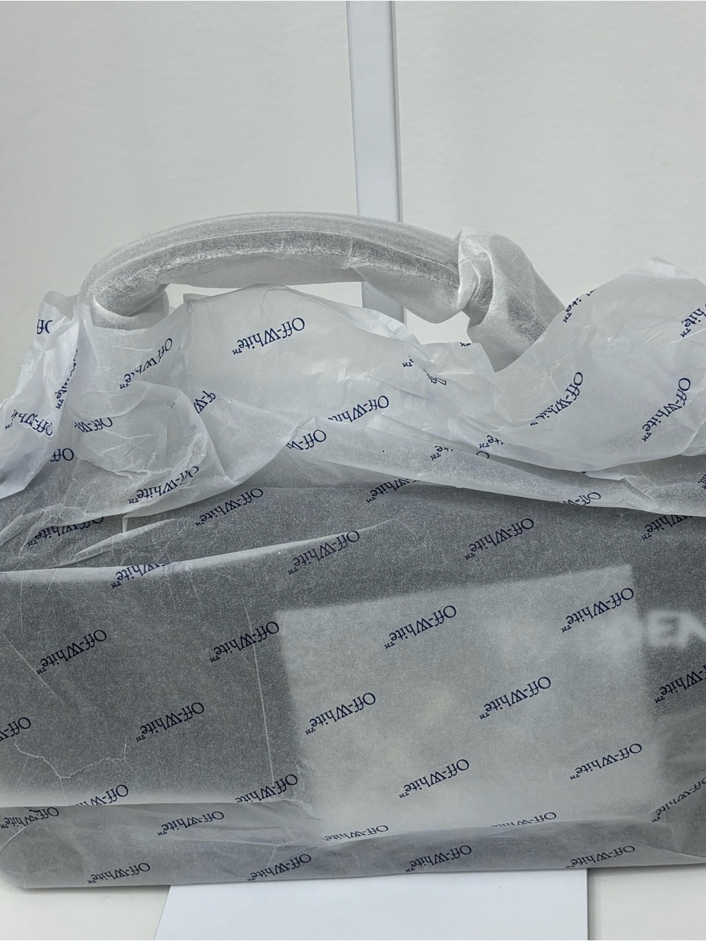 Off-White Black Satchel with Top Handle - Picture 2 of 7